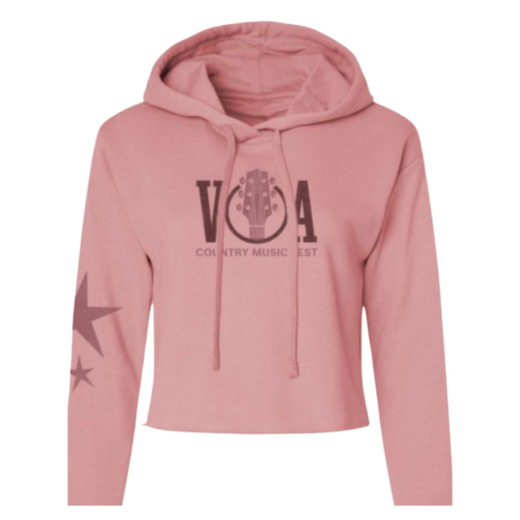 VOA Pink Cropped Hoodie – Disco Boot