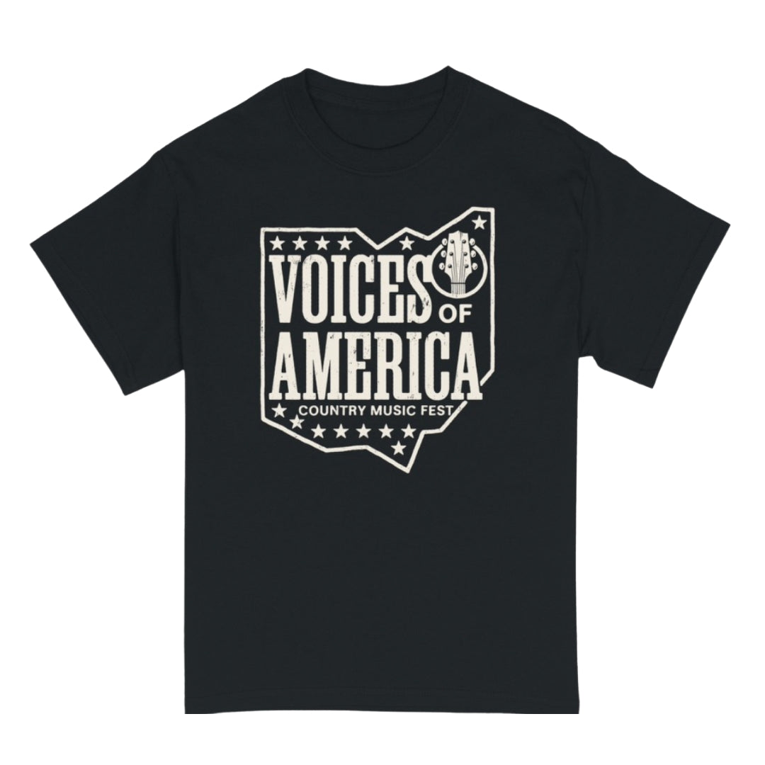 VOA 2025 Festival Lineup Tee – Black